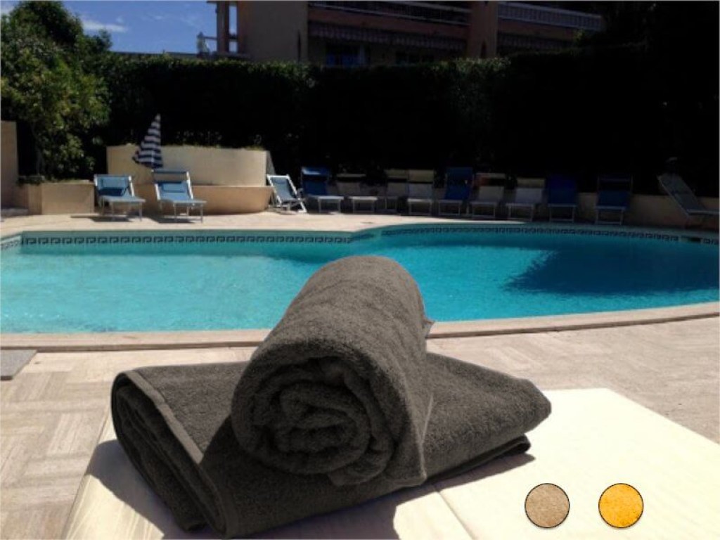 Πετσέτα Πισίνας Ξενοδοχείου Βαμβακερή 450gsm Γαρύφαλλο 80x160 | Γαρύφαλλο - Λευκά Είδη